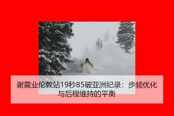 谢震业伦敦站19秒85破亚洲纪录：步频优化与后程维持的平衡